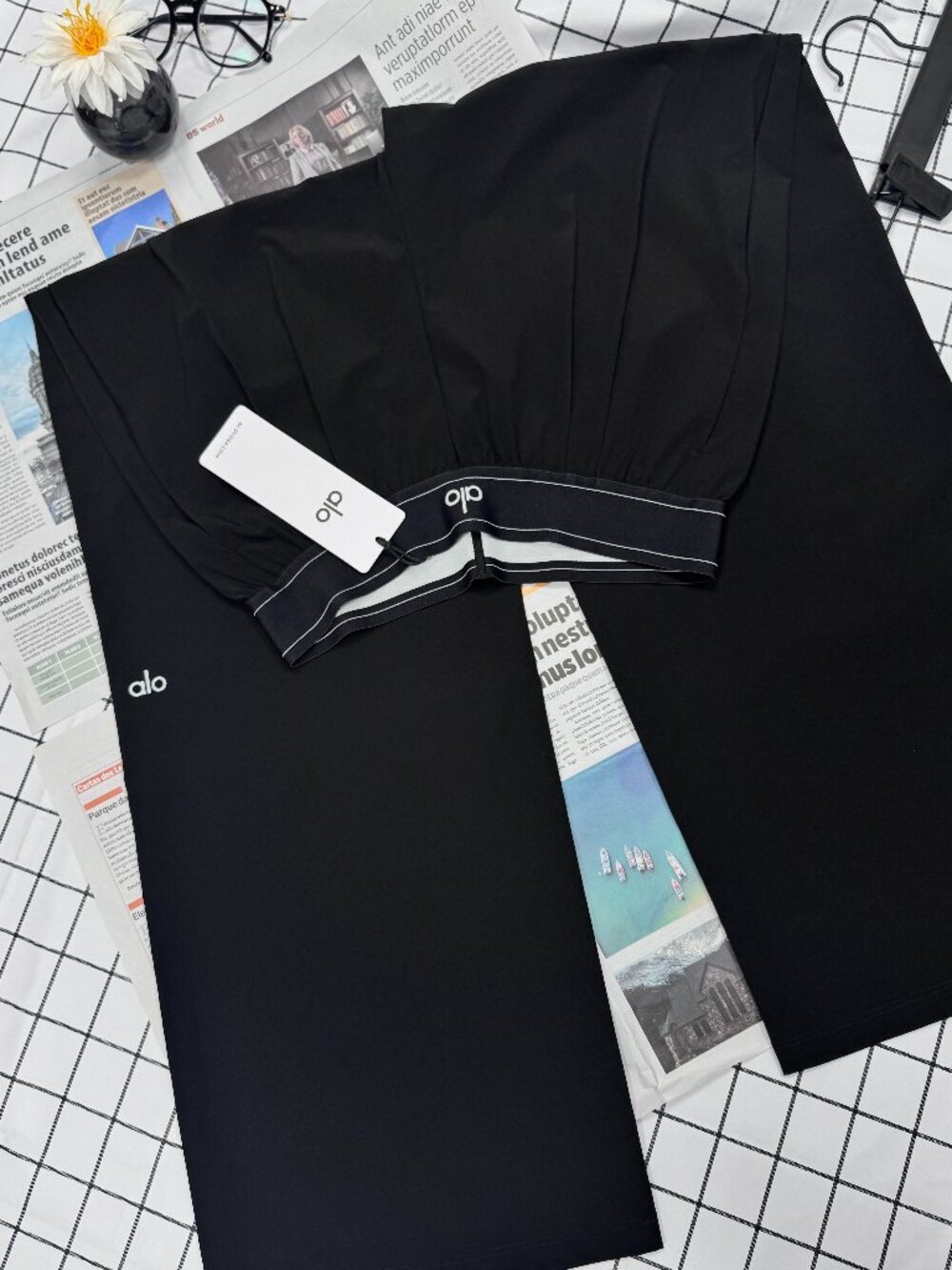 💁‍♀️💖NWT ALO Yoga Suit Up Trouser Black  (Regular) 30 inches Women's pants - Picture 2 of 8